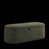 Cozy Green Teddy Storage Bench