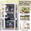 Garden Storage Haven: Stylish Outdoor Shed and Mini Greenhouse