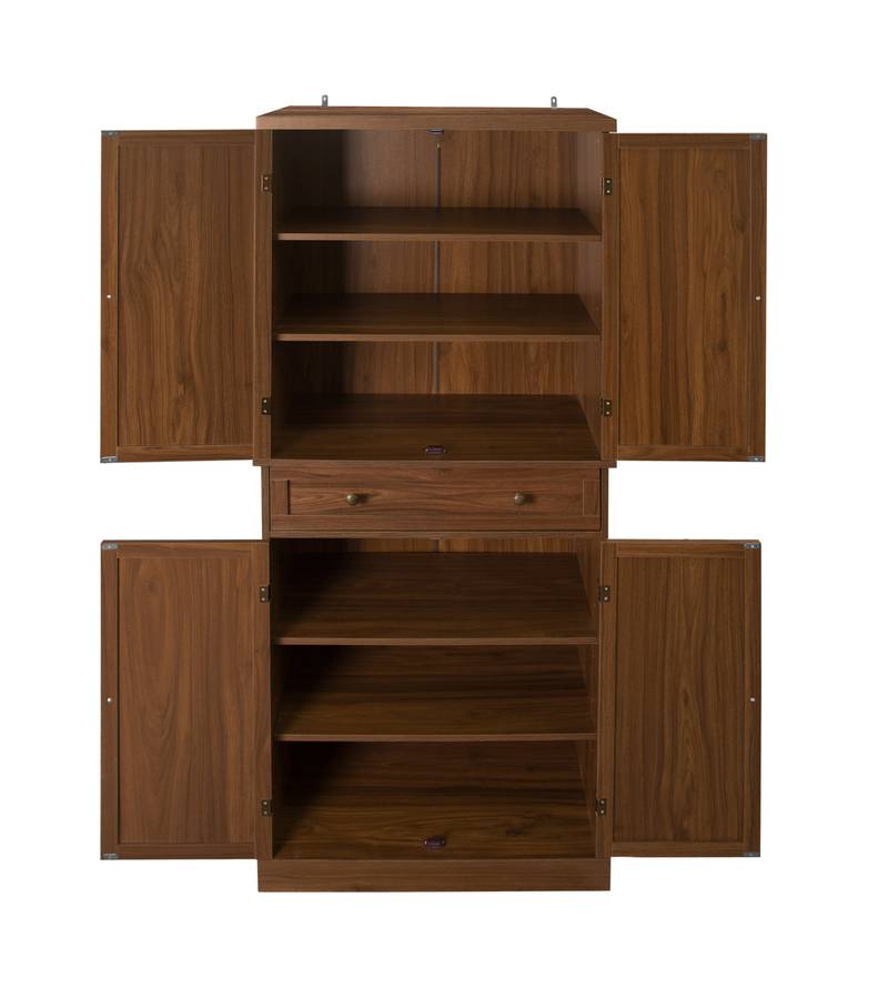Versatile Storage Cabinet with Adjustable Shelves and Drawer