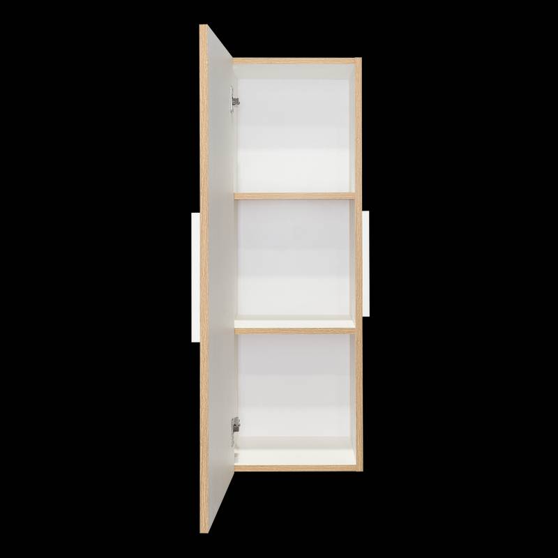 Light Oak Medicine Cabinet with Shelves