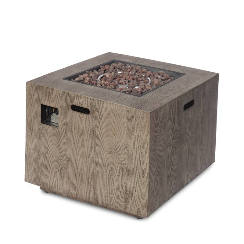 Cozy Square Gas Fire Pit - Warm Up Your Patio!