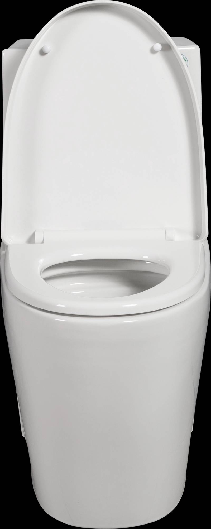 Eco-Friendly Comfort Height Toilet with Soft Close Seat – Glossy White