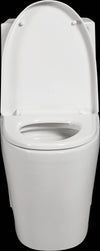 Eco-Friendly Comfort Height Toilet with Soft Close Seat – Glossy White
