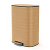 Soft Close Step Trash Can - Stainless Steel Elegance