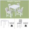 Chic White Counter Height Dining Set