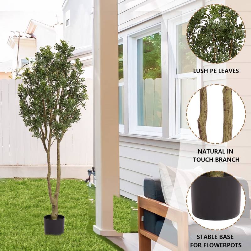 Curved Greenery Branches for Garden Decor