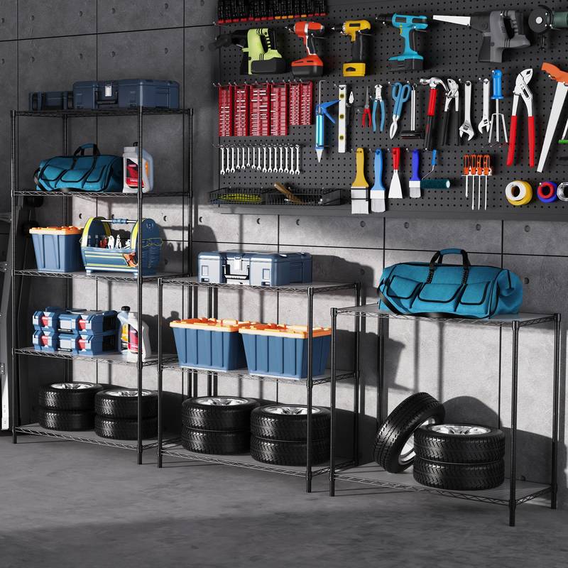 MaxiSpace 5-Tier Wire Shelf Unit