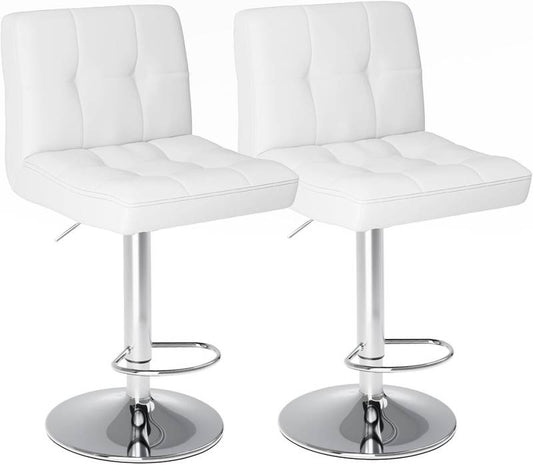 Chic Adjustable Bar Stools – Set of Two