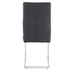 Sleek Gray Arch Dining Chairs - Set of 4