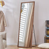 Elegant Wooden Framed Full-Length Mirror