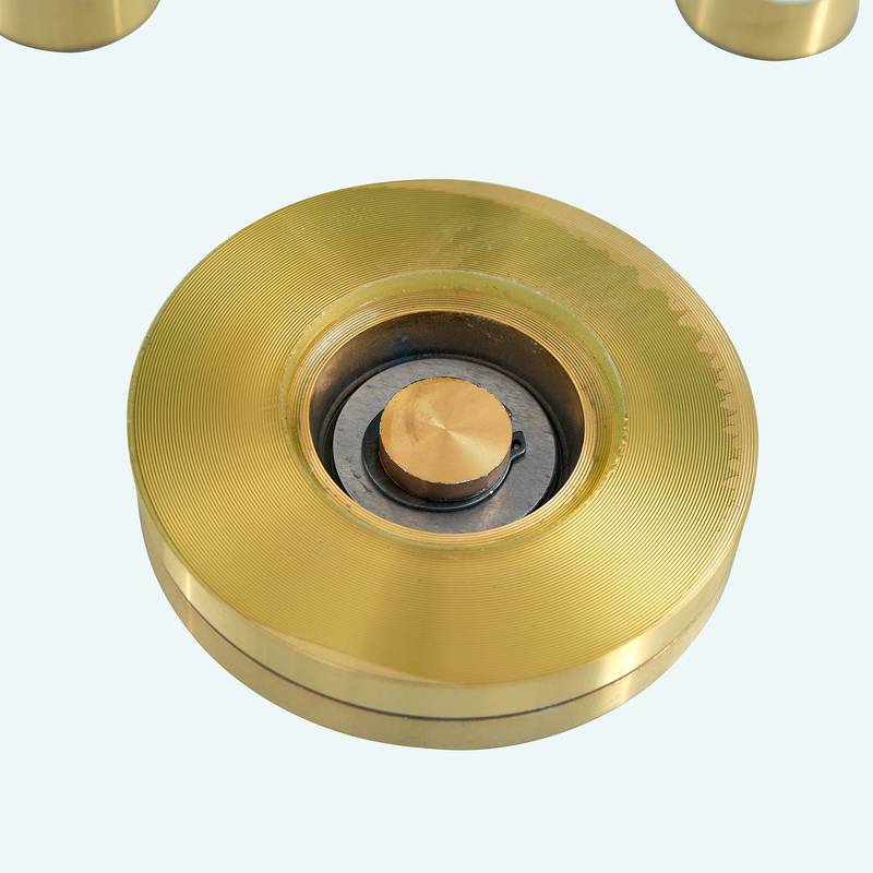 Gold Touch Rotating Glass Tray