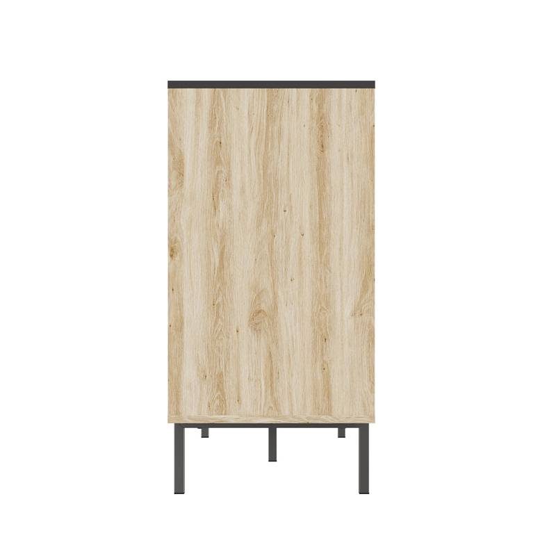Chic Fluted Storage Cabinet