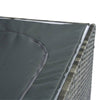 Wicker Patio Storage Box - Stylish Outdoor Organizer for Cushions, Toys, and More!