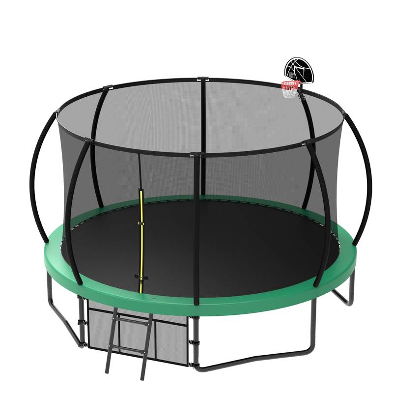 JumpSphere Trampoline for Kids with Safety Net and Ladder