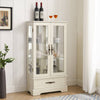 Illuminated Curio Cabinet with Adjustable Shelves