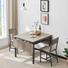 Cozy Foldable Dining Table in Grey