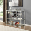 Chic Home Bar Trolley with Glass Holder and Wine Rack