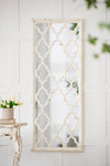 Chic Distressed White Full-Length Mirror