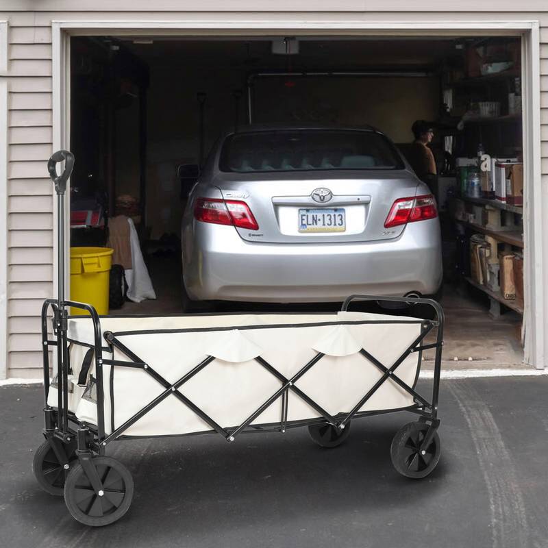 Ultimate Collapsible Garden Wagon - Heavy-Duty, Easy to Maneuver!