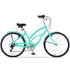 Colorful 7-Speed Beach Cruiser Bike