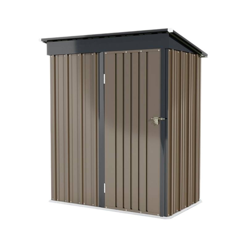 Cozy Corner Metal Shed for Your Garden