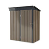 Cozy Corner Metal Shed for Your Garden