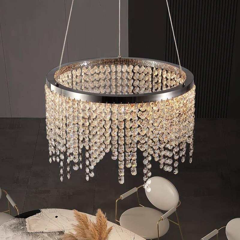 Radiant Elegance Adjustable LED Chandelier