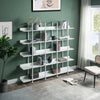 Vintage Industrial 5-Tier Bookshelf