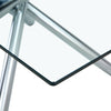 Sleek Glass Dining Table for Stylish Gatherings