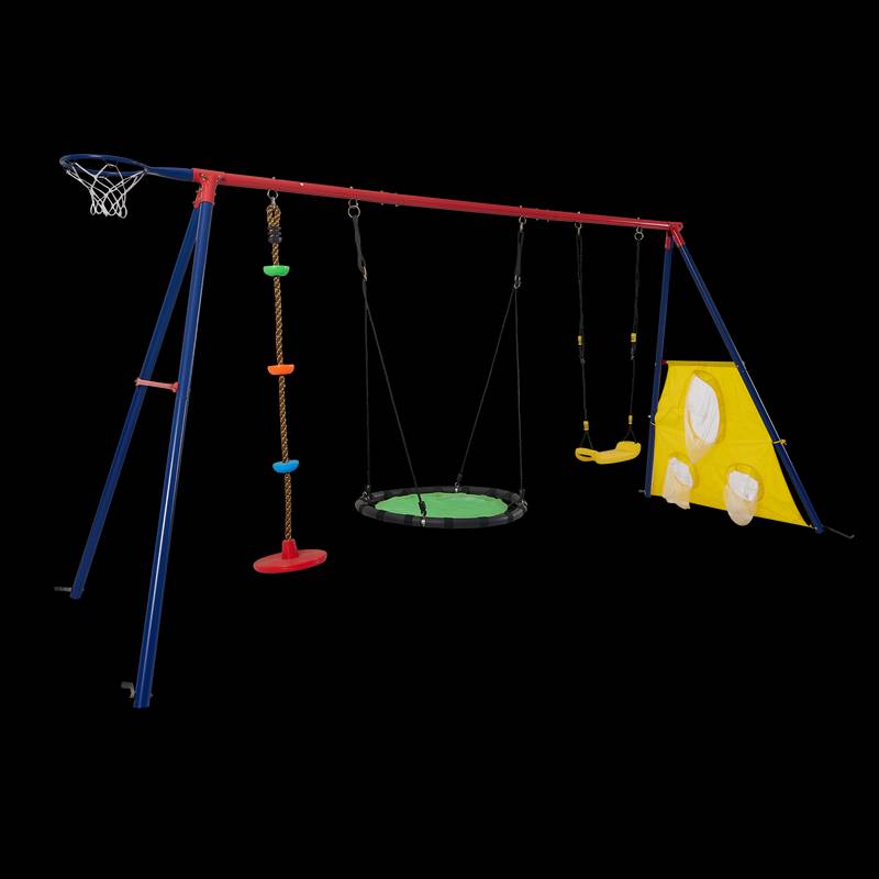 Vibrant Adventure Swing Set