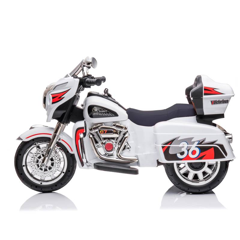 Double Fun Electric Ride-On Motorcycle for Kids