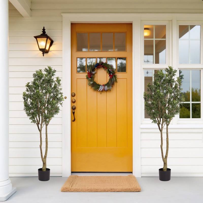 Curved Greenery Branches for Garden Decor