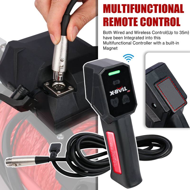 X-BULL Mighty Winch – Heavy-Duty Electric Recovery Kit with Wireless Control