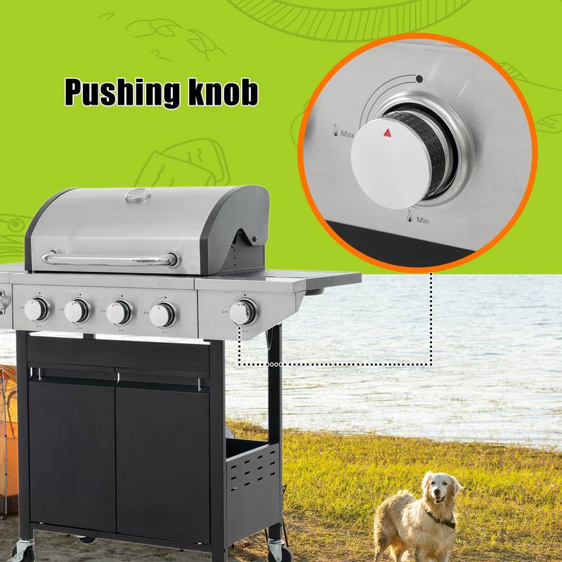 Ultimate Stainless Steel Propane Grill with Side Burner