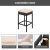 Cozy Acacia Bistro Set with Cushions