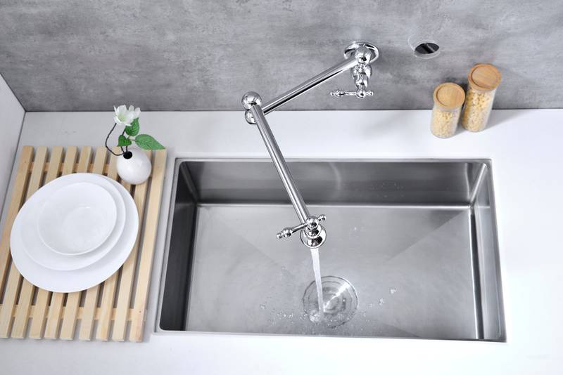 Space-Saving Kitchen Pot Filler Faucet