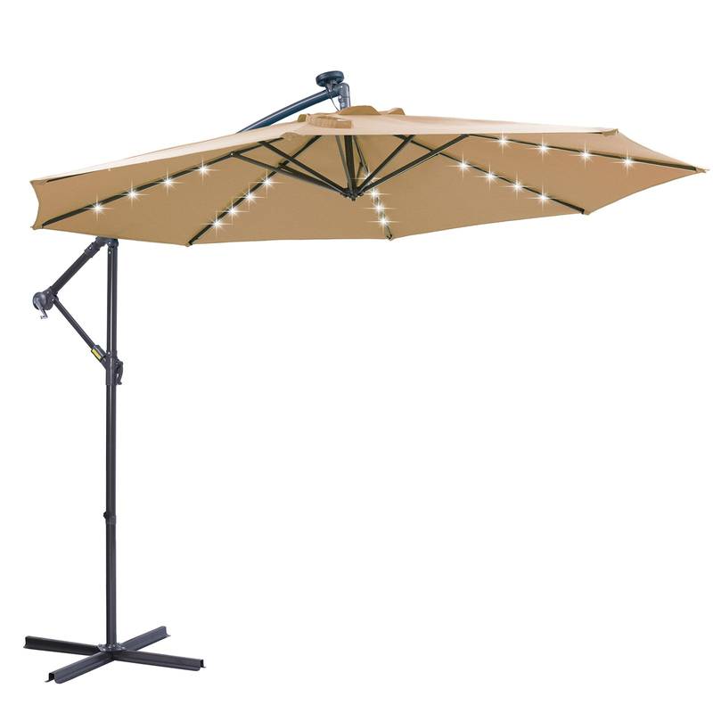 SunnyGlow Patio Umbrella with LED Lights