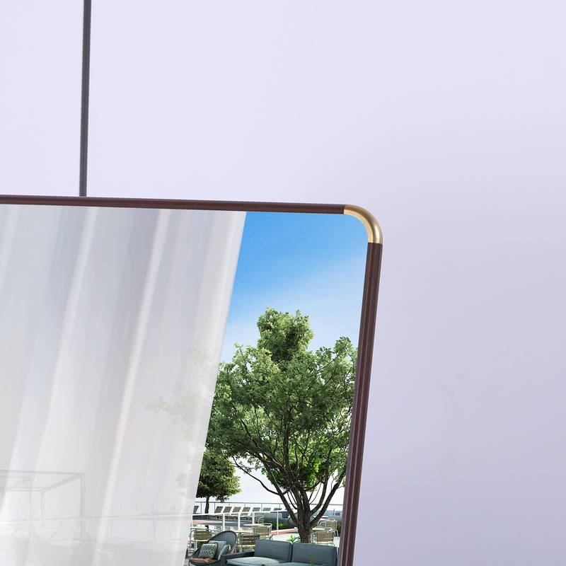 Reflective Elegance: Full-Length Floor Mirror