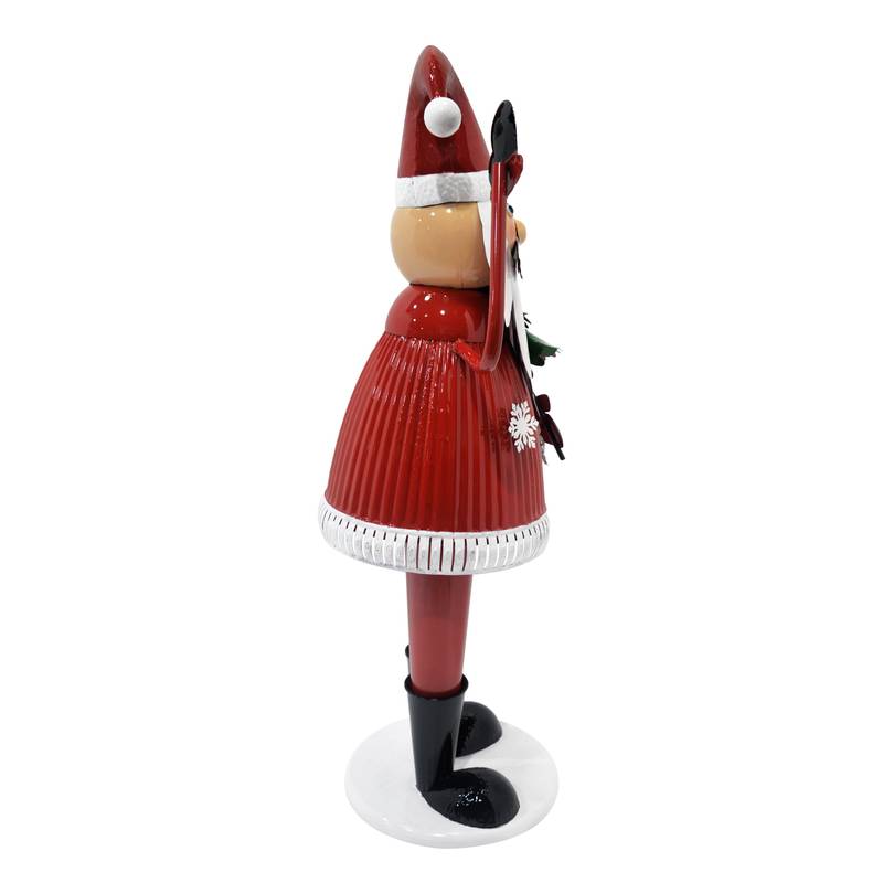 Waving Santa with Christmas Tree