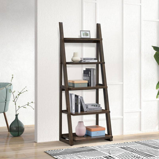 Rustic Ladder Shelf - Versatile Storage for Every Room