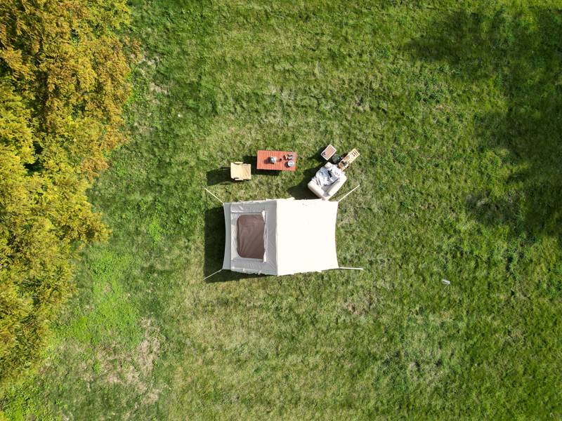 Cozy Air Tent - Effortless 4-Season Glamping for Families