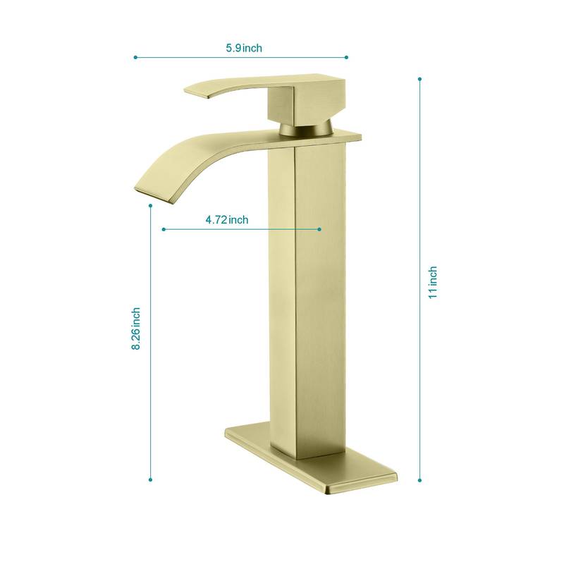Cascade Twist Bathroom Faucet