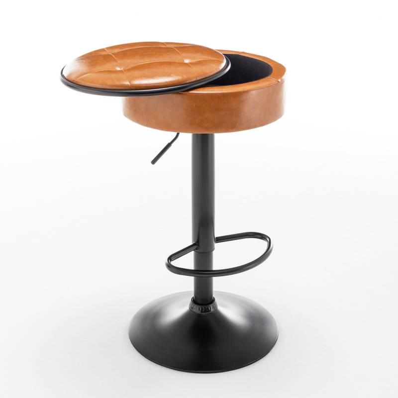 Stylish Swivel Bar Stools - Set of Two