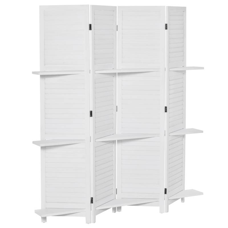 Versatile Wood Room Divider & Shelving System