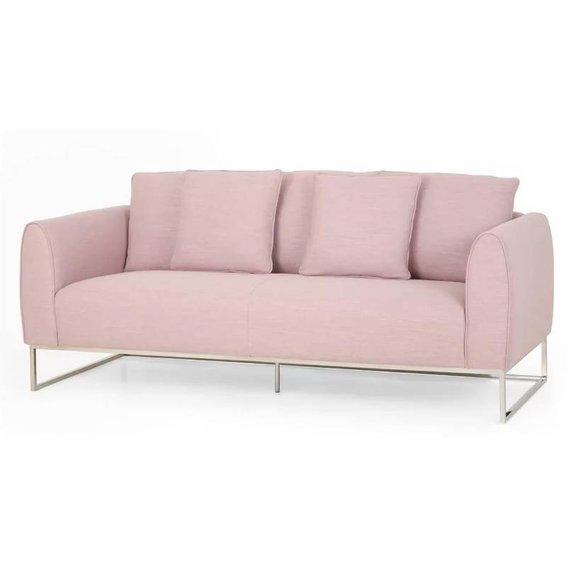 Cozy Chic Light Pink Sofa
