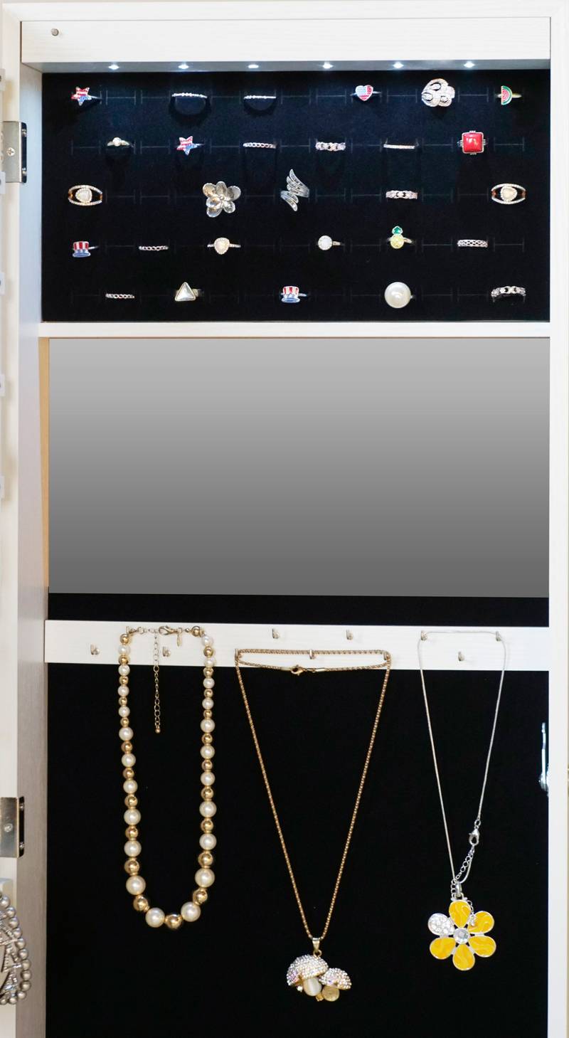 360° Glam Mirror & Jewelry Organizer
