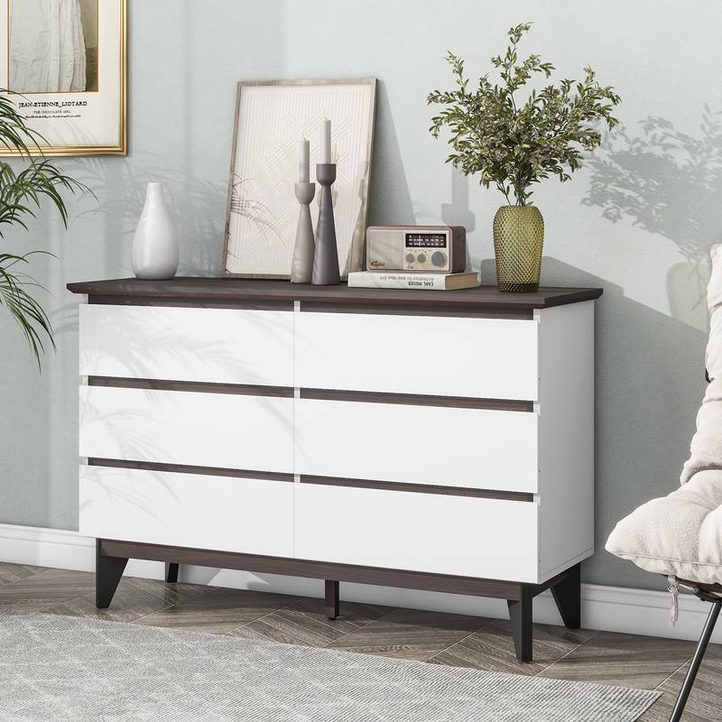 Chic Six-Drawer Storage Chest