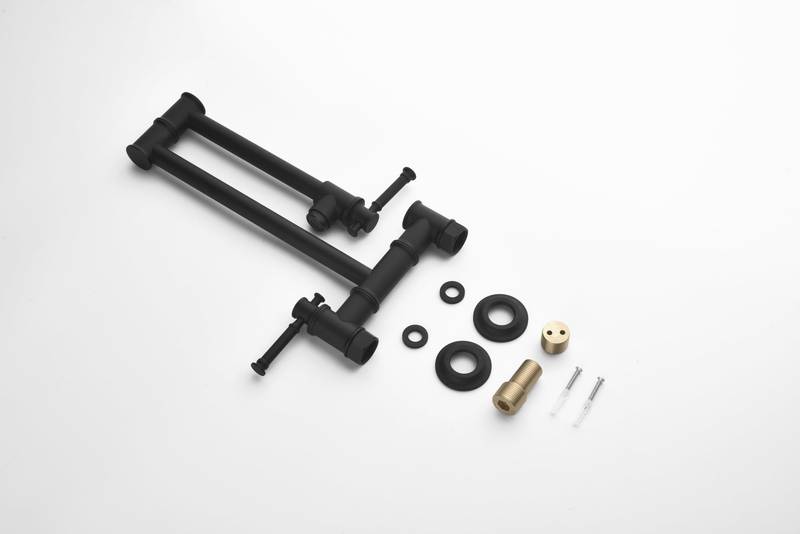 Brass Wall-Mounted Pot Filler Faucet