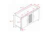 Rattan Charm Storage Cabinet - Stylish & Sturdy for Home or Dining!