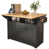 Versatile Kitchen Island Cart with Drop Leaves and Power Outlet